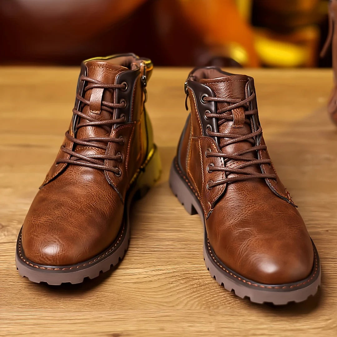 Kennedy™ | Botines de Cuero Sintético