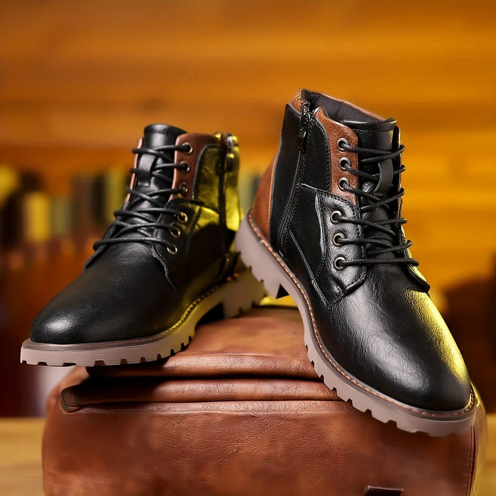 Kennedy™ | Botines de Cuero Sintético