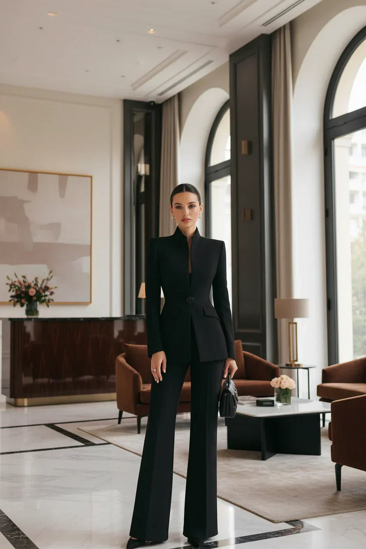 NORA | CONJUNTO DE BLAZER Y PANTALÓN PALAZZO