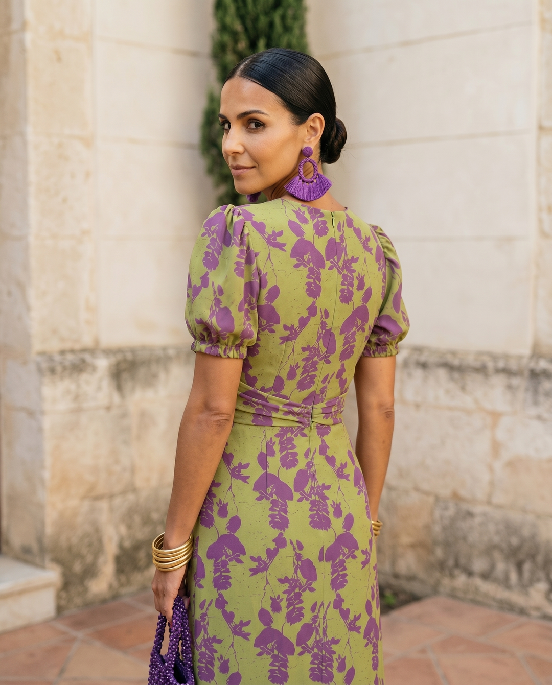 Andrea | Vestido primaveral estampado