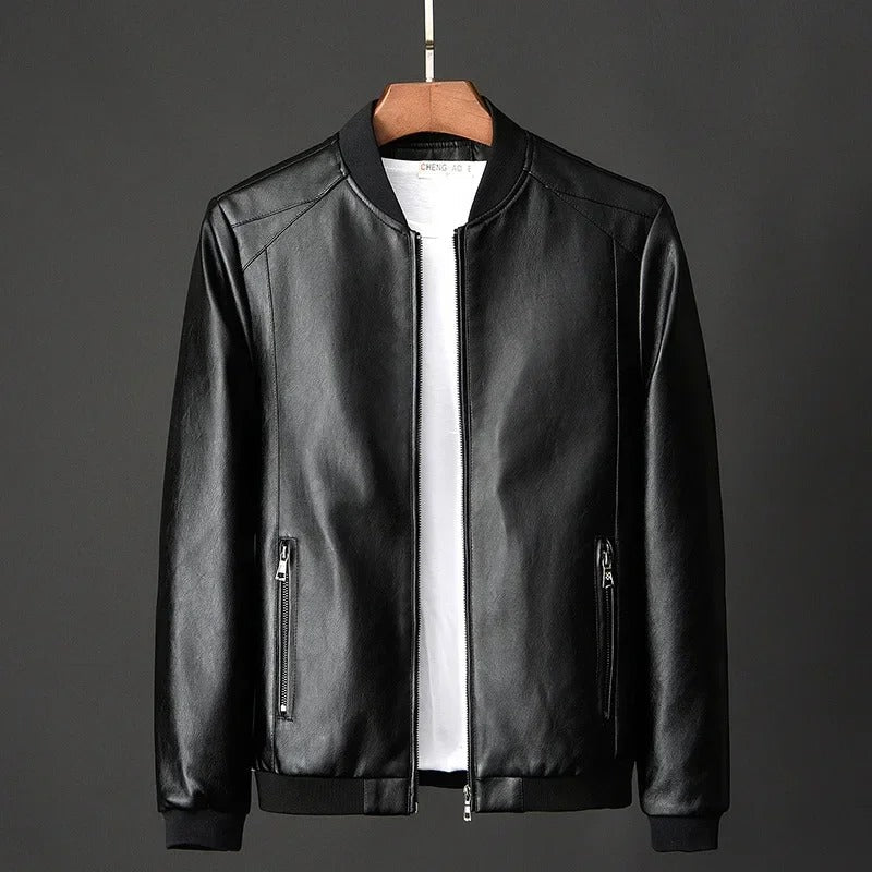 Martín™ | Chaqueta de cuero de motorista