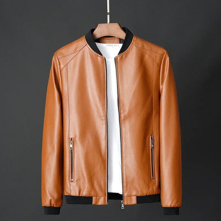Martín™ | Chaqueta de cuero de motorista