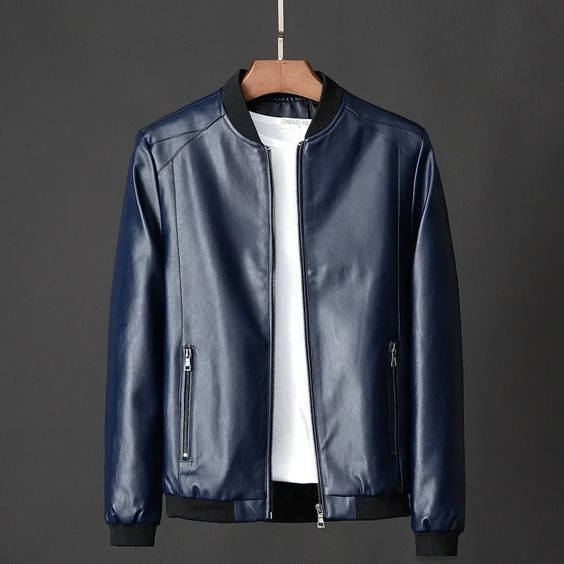 Martín™ | Chaqueta de cuero de motorista