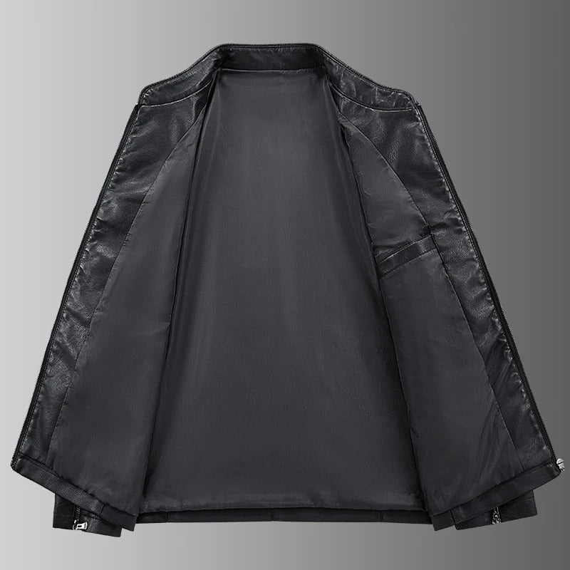 Juan™ | Chaqueta de cuero de motoro