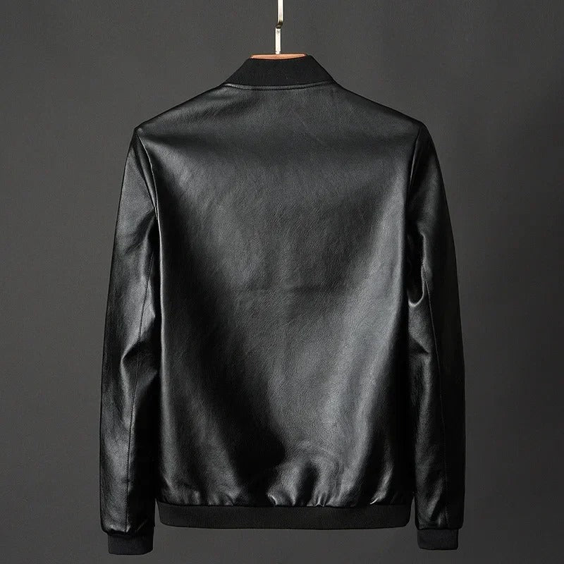 Martín™ | Chaqueta de cuero de motorista
