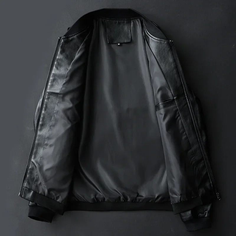 Martín™ | Chaqueta de cuero de motorista