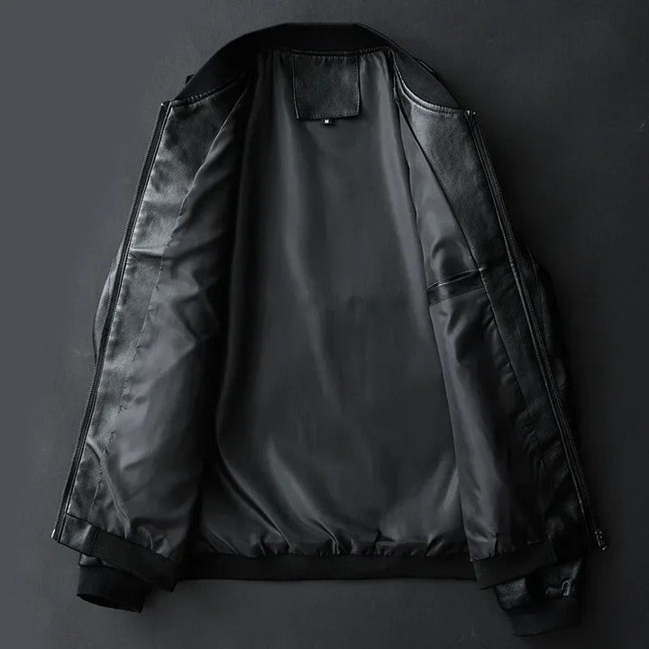 Martín™ | Chaqueta de cuero de motorista