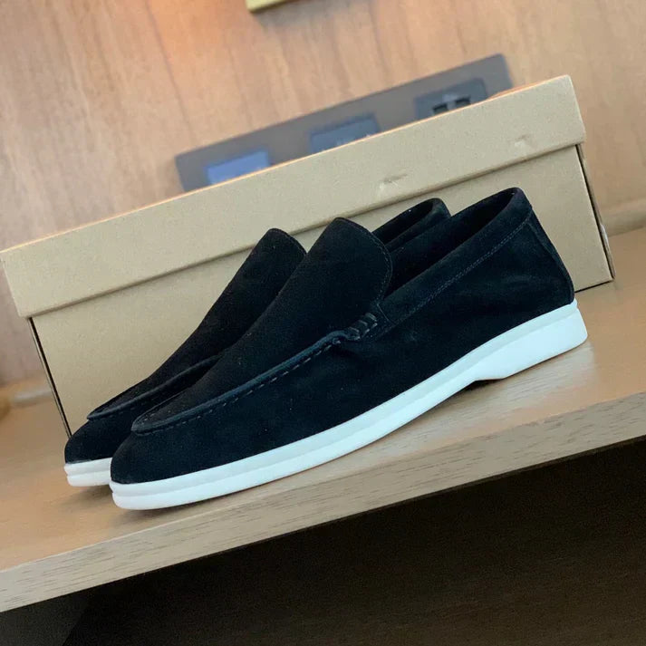 Elegant suede loafers