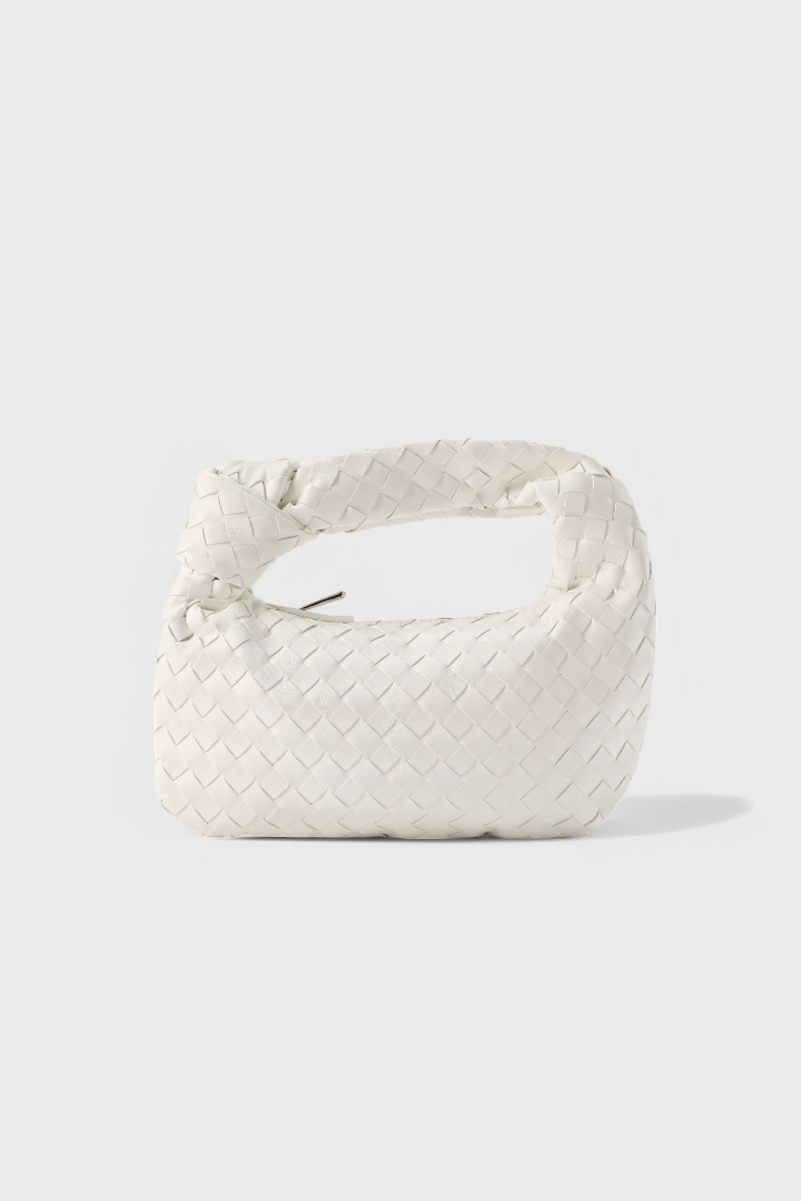 Bolso Satchel Sage Mini Tejido