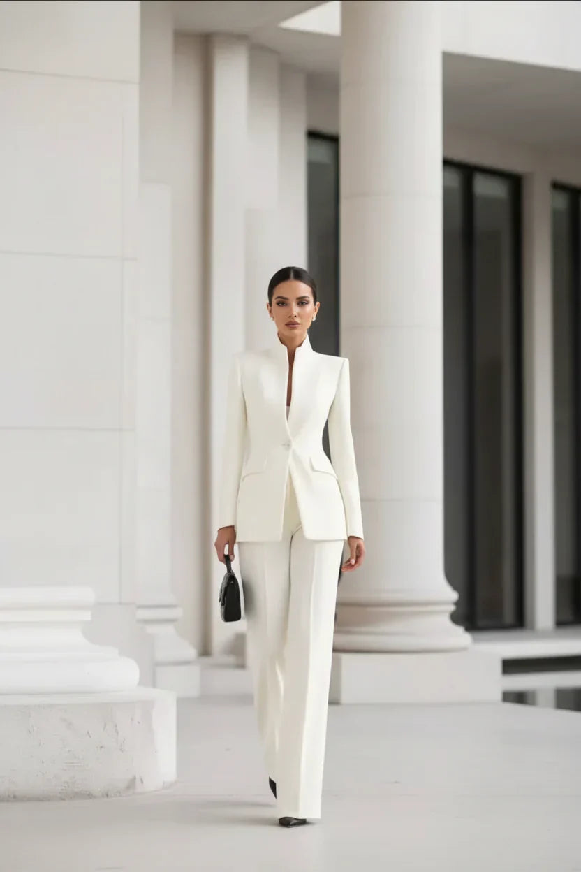NORA | CONJUNTO DE BLAZER Y PANTALÓN PALAZZO