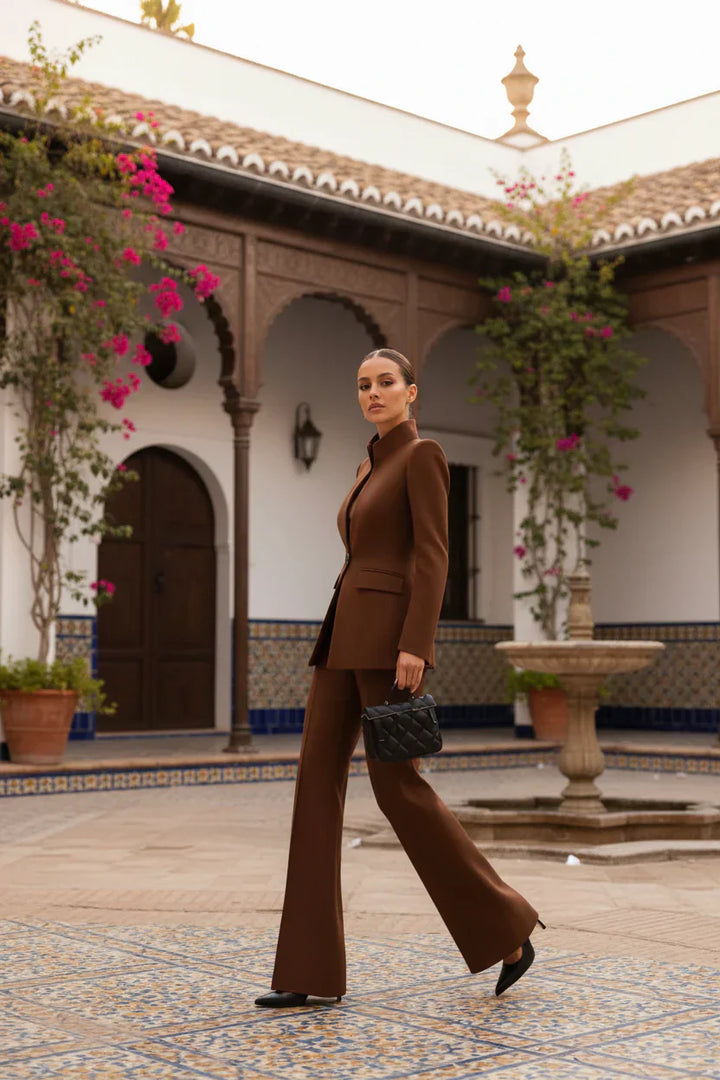 NORA | CONJUNTO DE BLAZER Y PANTALÓN PALAZZO