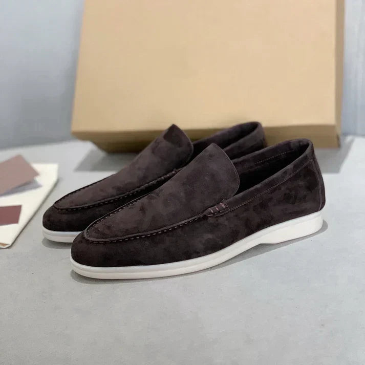 Elegant suede loafers